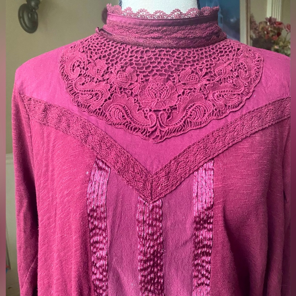 Free people maroon top